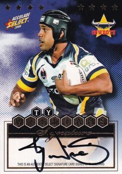 2006 Select Accolade - Signature #AS2 Ty Williams Front